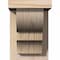 Ekena Millwork Ridgewood Smooth Corbel w/Backplate, Douglas Fir, 5 1/2"W x 8"D x 8"H COR06X08X08RID01SDF - alternate 4